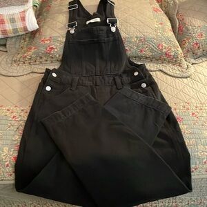 Madewell black overalls